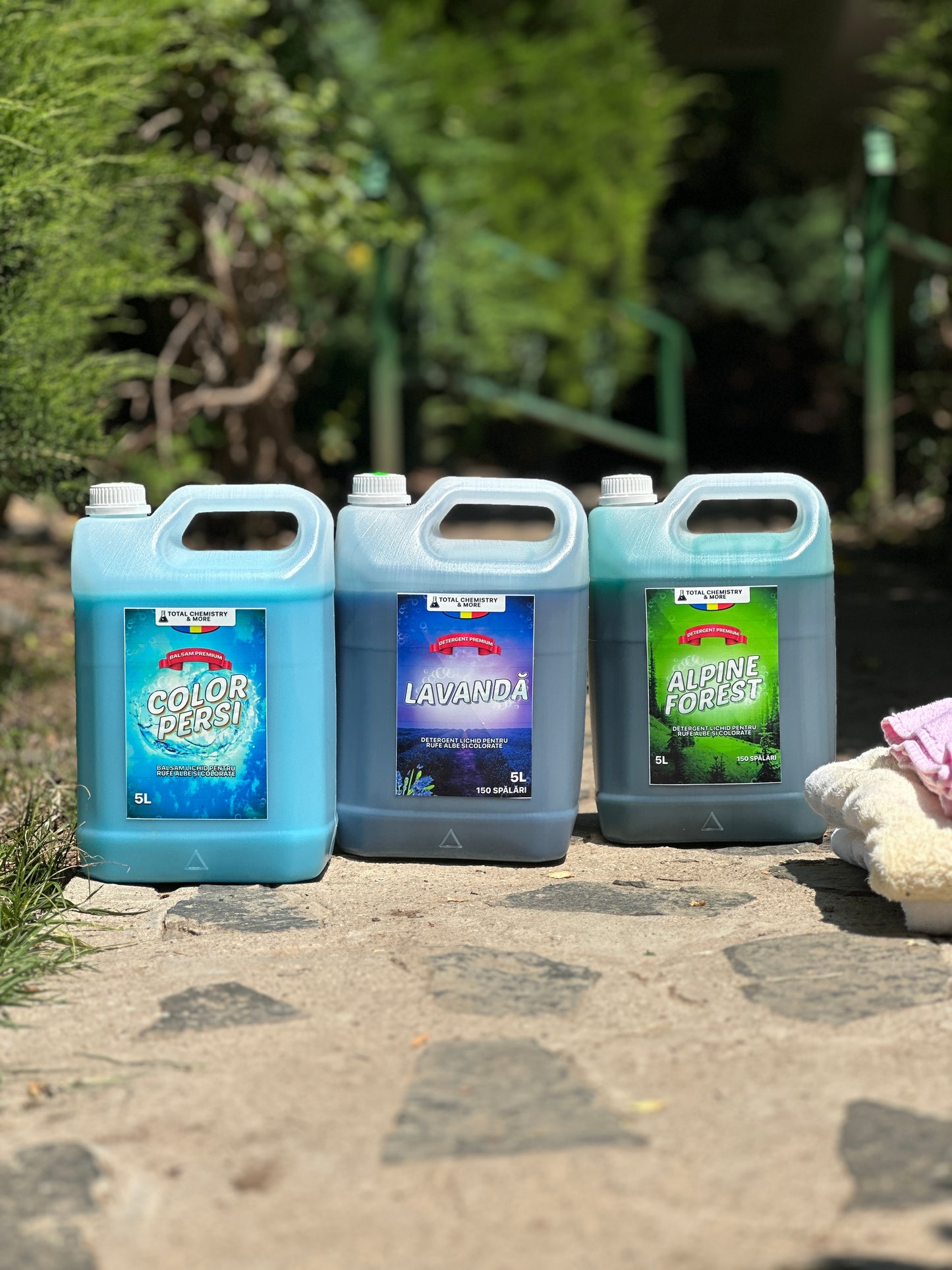 Pachet DETERGENTI (2x5L) + BALSAM (1x5L) + DETERGENT DE VASE (150ml) *CADOU*
