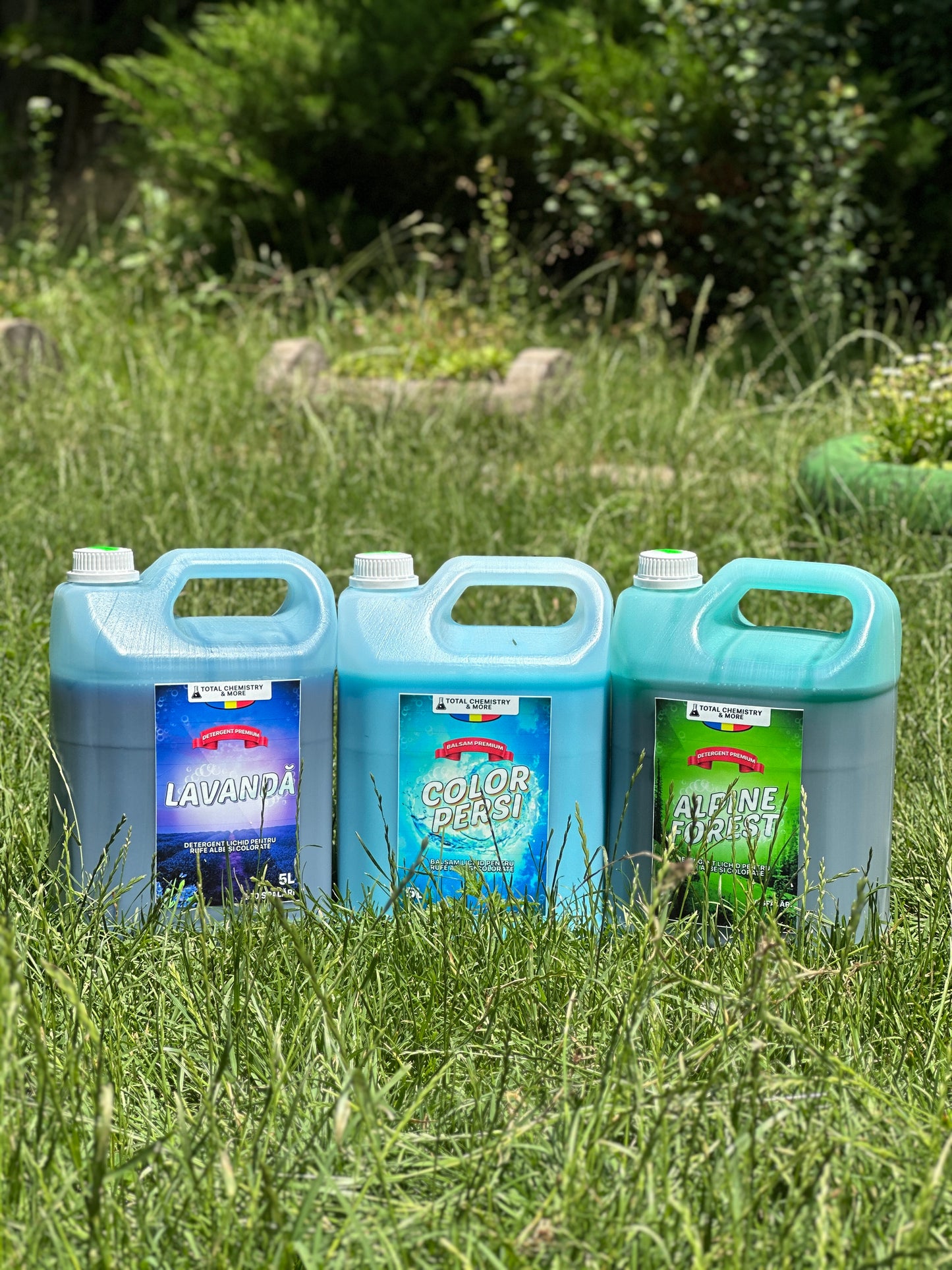 Pachet DETERGENTI (2x5L) + BALSAM (1x5L) + DETERGENT DE VASE (150ml) *CADOU*
