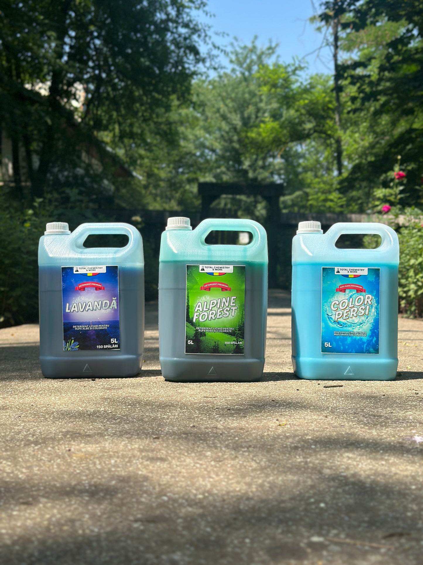 Pachet DETERGENTI (2x5L) + BALSAM (1x5L) + DETERGENT DE VASE (150ml) *CADOU*