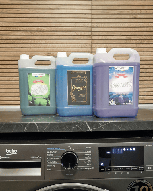 Pachet Promoțional XXL: 15L Detergent Rufe (3x5L) + CADOURI + Transport Gratuit