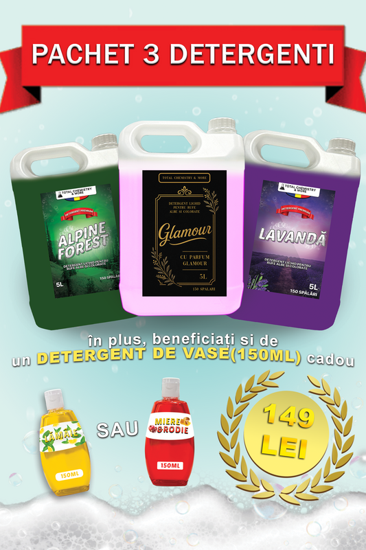 Pachet Promoțional Detergenți Premium – 3 x 5L