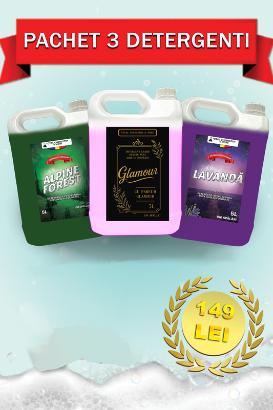 Pachet Promoțional Detergenți Premium – 3 x 5L